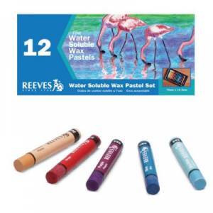 Coffret de craies à la cire solubles à l'eau Reeves