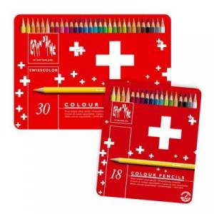 Crayons de couleurs aquarellables SwissColor