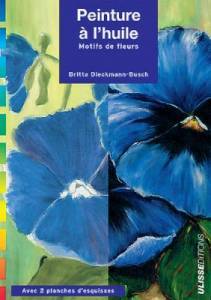 Livre Peinture à l'huile motifs et fleurs