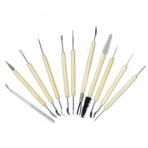 Lot de 11 outils de modelage