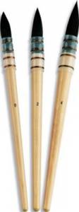 Lot de 3 pinceaux à lavis Gerstaecker