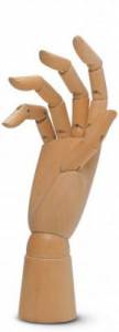 Main articulée en bois Jax