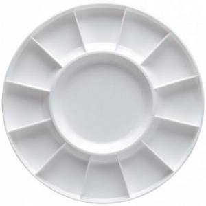 Palette ronde en plastique, diamètre 30 cm
