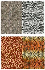 Papier modelisme Living Nature - Peaux d'animaux