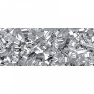 Particules en argent - forme TS1, environ 2 x 2 mm