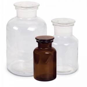 Pot à pharmacie en verre