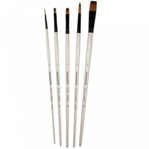 Set de 5 pinceaux Graduate fibres synthétiques