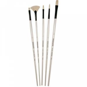 Set de 5 pinceaux Graduate soies naturelles