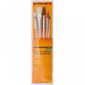 Set de 5 pinceaux pour école Plus Gerstaecker
