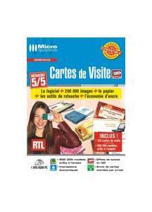 Logiciel carte de visite : Cartes de visite (1 logiciel + 120 cartes de visite)