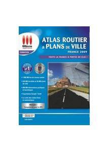 Logiciel carte routire France : Atlas routier et plans de ville France 2009