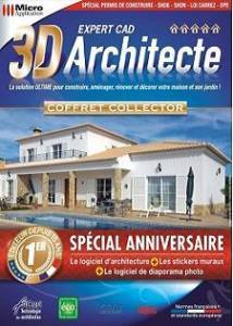 Logiciel maison architecture : 3D Architecte Expert CAD Spcial Anniversaire