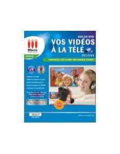 Logiciel montage vido : Vos Vidos  la tl sur CD/DVD deluxe