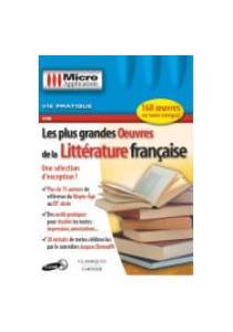 Logiciel oeuvres littraires : Les plus grandes oeuvres de la littrature Franaise