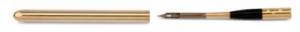 Kit porte-plume doré + pointe caoutchouc
