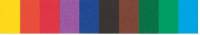 Assortiment de 50 feuilles de papier de couleur - 220 g/m²