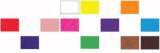 Assortiment de 125 feuilles de papier fleur de soie - 20 g/m