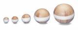 Boule en carton gris
