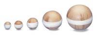 Boule en carton gris