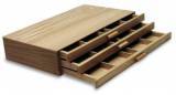 Coffret de rangement en bois pour les pastels