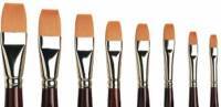 Pinceaux pointe plate Synthetics de Gerstaecker