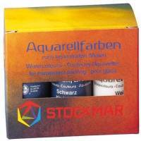 Coffret d'aquarelles Stockmar 6x20 ml, couleurs primaires
