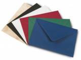 Lot de 6 enveloppes doublées - couleur unique