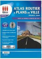 Logiciel carte routire France : Atlas routier et plans de ville France 2009