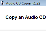 Audio CD Copier