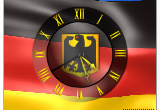 NFS Germany Flag Clock