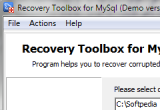 Recovery Toolbox for MySql