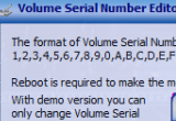 Volume Serial Number Editor