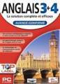 Logiciel apprendre anglais : Anglais 3 + 4  avanc confirm