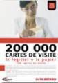Logiciel carte de visite :  200 000 cartes de visite - Le logiciel + le papier