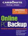 Logiciel sauvegarde : Carbonite online PC Backup