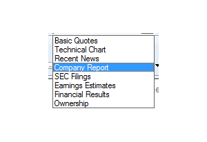 Advanced Stock Bar