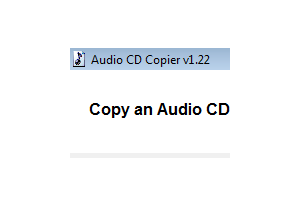 Audio CD Copier