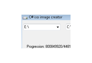 C# Iso Image Creator