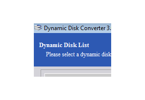 Dynamic Disk Converter Server Edition