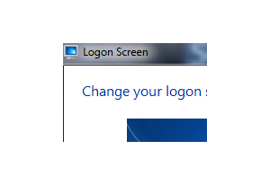 Logon Screen