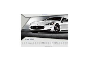 Maserati Calendar Screensaver
