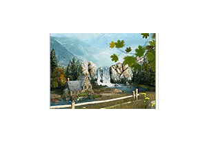 Mountain Waterfall 3D Screensaver