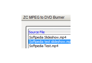 ZC MPEG to DVD Burner