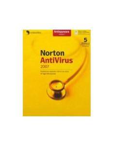 Logiciel antivirus + antispyware : Norton AntiVirus 2007 Version 5 postes