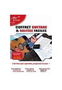 Logiciel apprendre solfge guitare : Coffret Solfge facile et guitare facile