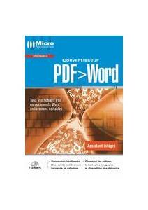 Logiciel convertion PDF vers Word : Convertisseur PDF vers Word