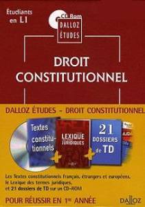 Logiciel droit constitutionnel : Dalloz Etudes Droit Constitutionnel 2008 2009