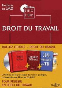 Logiciel droit  du travail : Dalloz Etudes Droit du travail 2008 2009