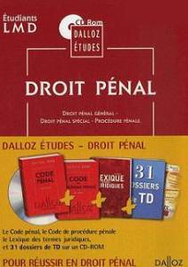 Logiciel droit pnal : Dalloz Etudes Droit Pnal 2008 2009