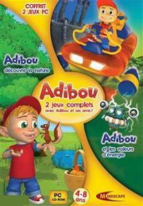 Logiciel enfant : Coffret Adibou PC 2 jeux (Dcouvre la nature + Corps humain)